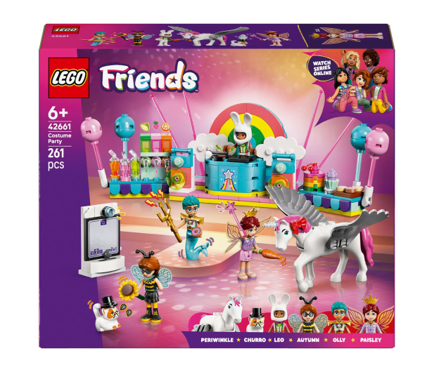 LEGO Friends 42661 Bal przebierańców z jednorożcem i wróżką - 1331627 - zdjęcie